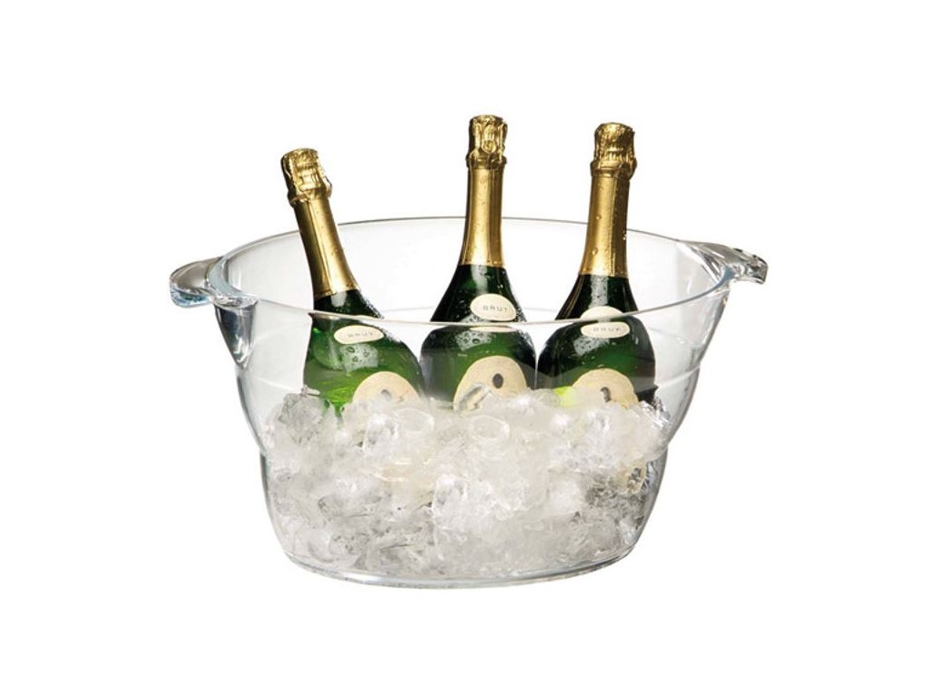 af hebben vallei vanavond Wijnkoeler/Champagne bowl transparant. | Wijnkoelershop